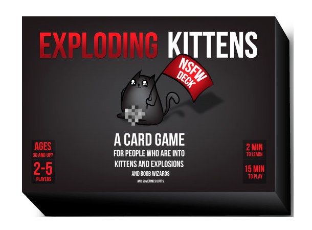 Exploding Kittens NSFW Edition - Engelsk Not Safe For Work Edition